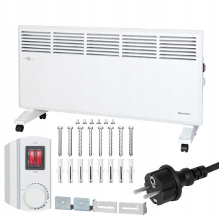 Biely konvektor Warmtec 2500 W